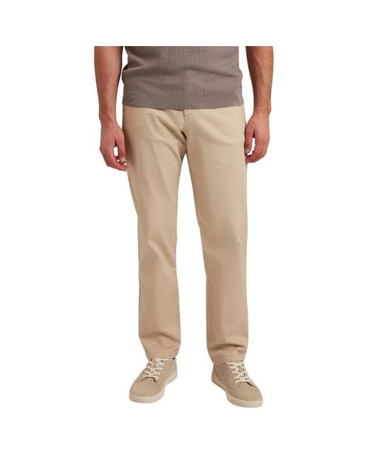 Ted Baker Natural Bernads Regular Fit Stone Chino for men