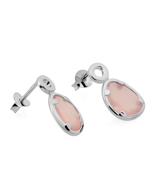 Orphelia Metallic 'Rivera' 925 Sterling Drop Earrings