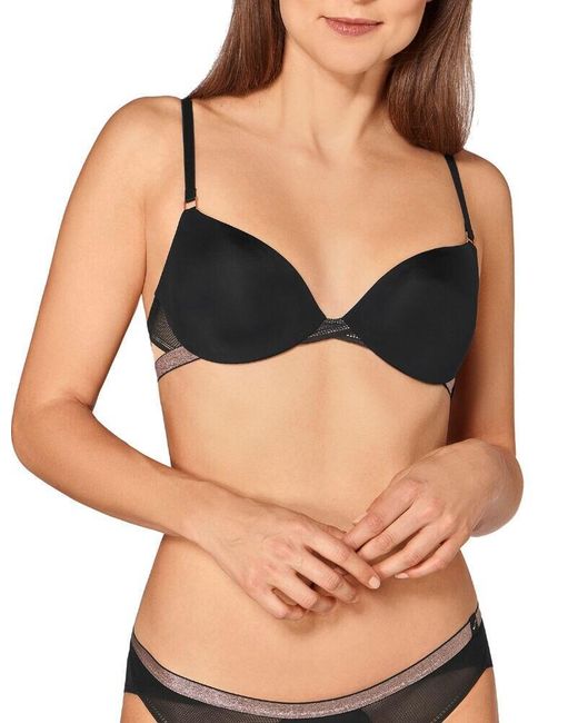 Sloggi Black S Symmetry Wired Padded Bra