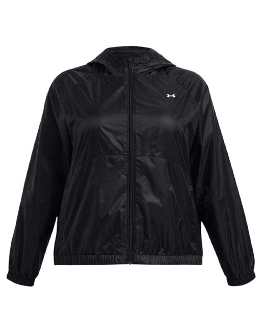 Under Armour Black Ladies Loose Fit Windbreaker