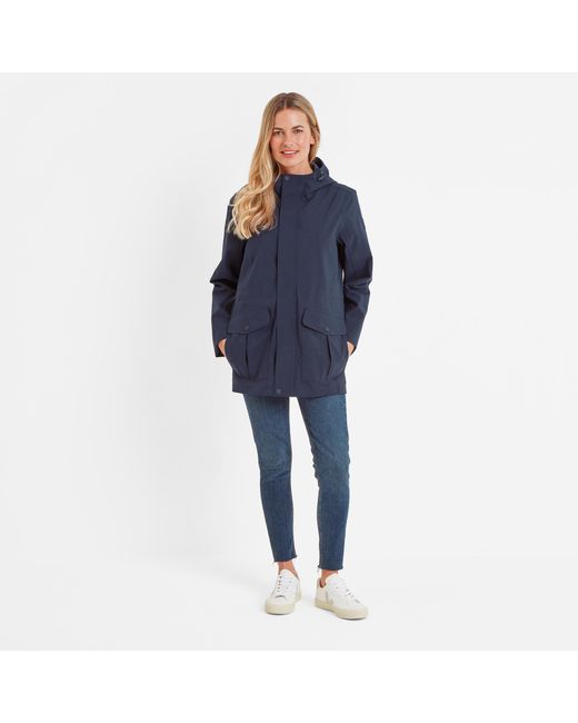 TOG24 Blue Burradon Waterproof Jacket Dark