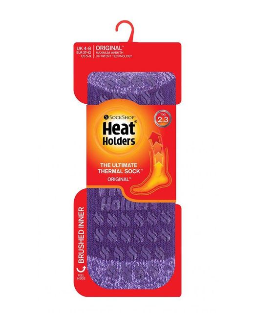 Heat Holders Purple Heat Holders Womens