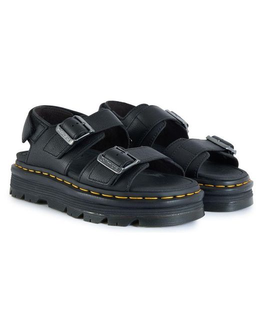 Dr. Martens Blue Dr Zebzag Sandals