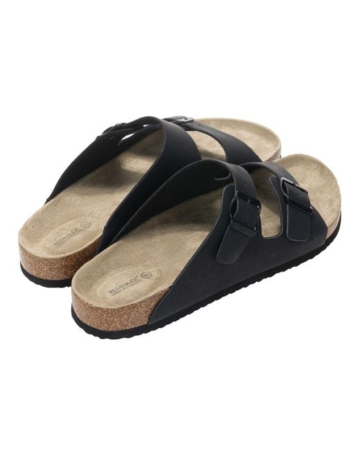 Regatta Blue Asby Double Strap Sandals for men