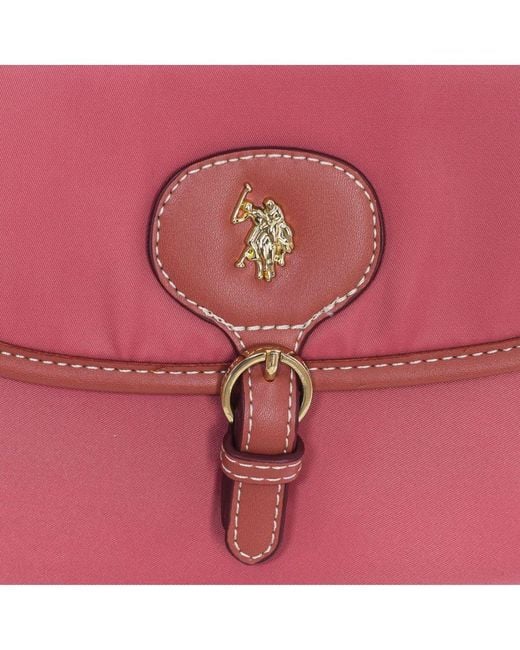 U.S. POLO ASSN. Pink Biuhu5296Wip Crossbody Bag