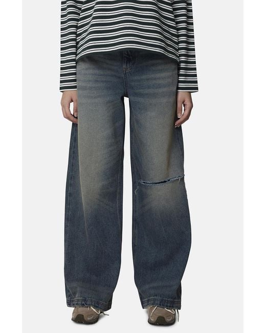 Good For Nothing Black Baggy Fit Ripped Denim Jean