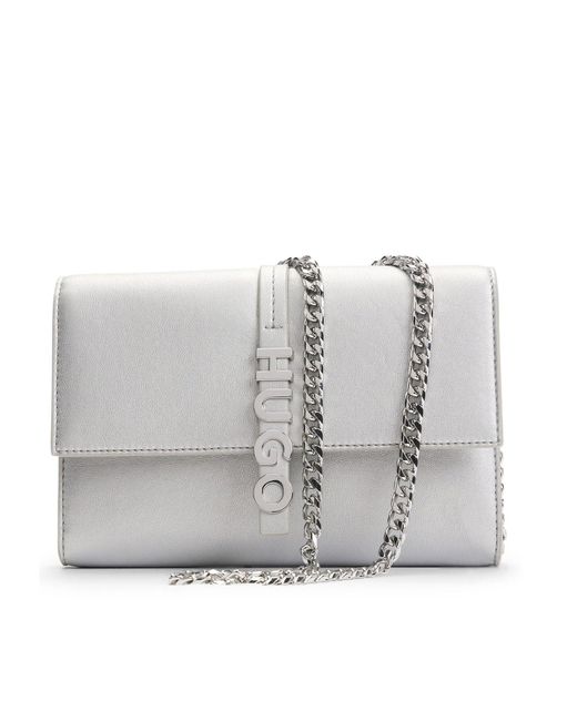 HUGO Gray Accessories Mel Clutch Bag