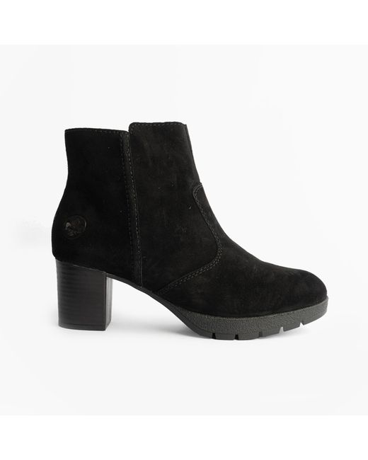 Rieker Black 77665-00 Boots Leather