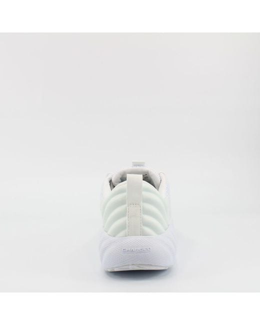 Under Armour White Charged Will Textile Lace Up Trainers 3022038 101 for men