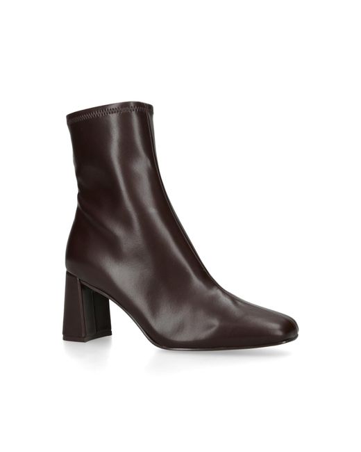 Steve Madden Brown Leather Hurst Boots