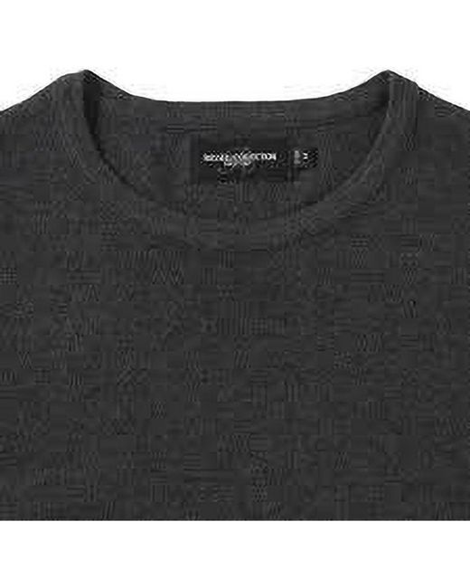 Russell Black Collection V-Neck Knitted Pullover Sweatshirt Marl) for men