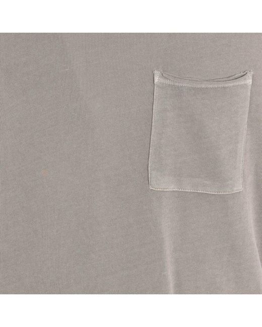 ELEVEN PARIS Gray Abdel Short Sleeve Round Neck T-Shirt 17S1Ts01