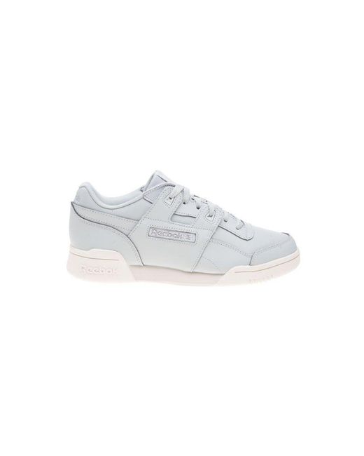 Reebok White Classic Workout Lo Plus