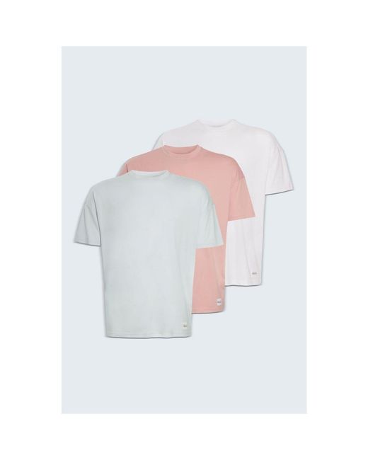 Native Youth White Multi Pk T for men