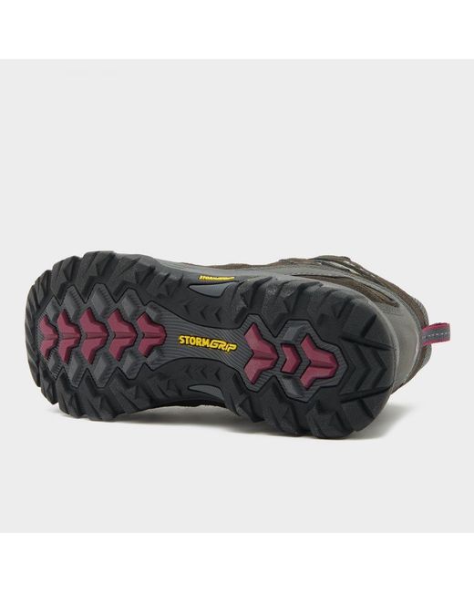 Peter Storm Black Arnside Ii Waterproof Walking & Hiking Mid Boot With Stormgrip Outsole