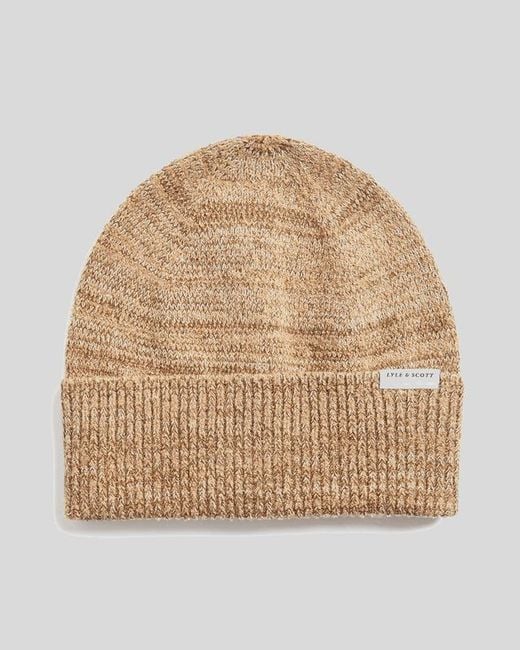 Lyle & Scott Natural Multi Marl Beanie
