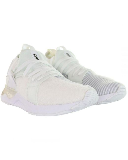 Asics Tiger Gel Lyte V Sanze Knit Trainers in White for Men Lyst UK