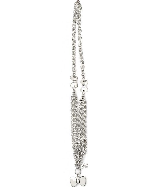 Folli Follie White 1N6F158 Ladies Necklace Sterling