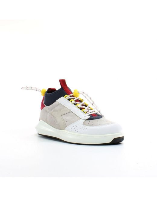 Diadora White B.Elite Sailing Trainers for men