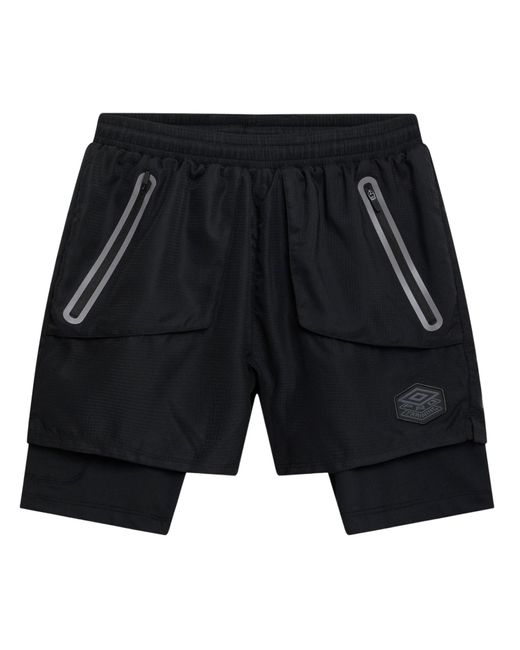 Umbro Black Pro Training Elite Hybrid Short for men