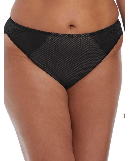 Elomi Black Charley Brazilian Brief