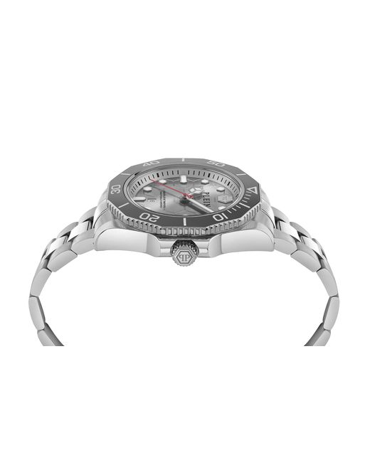 Philipp Plein Gray Aquastorm Watch Pw2Ga0326 Stainless Steel for men