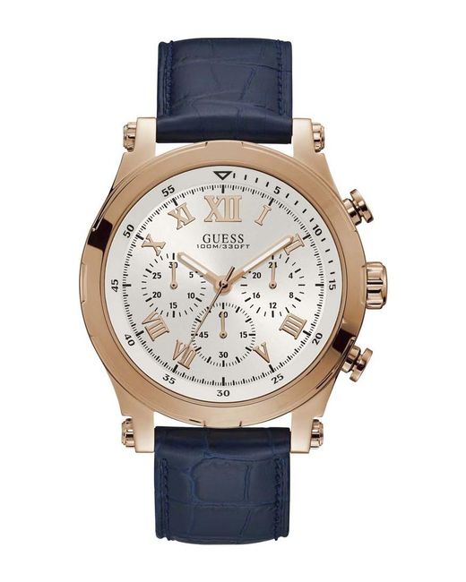 Guess Blue W1105G4 Anchor Watch for men
