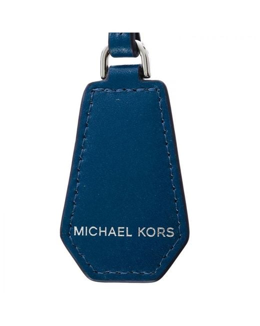 Michael Kors Blue Monogram Leather Trim 32H7Sf3K4L