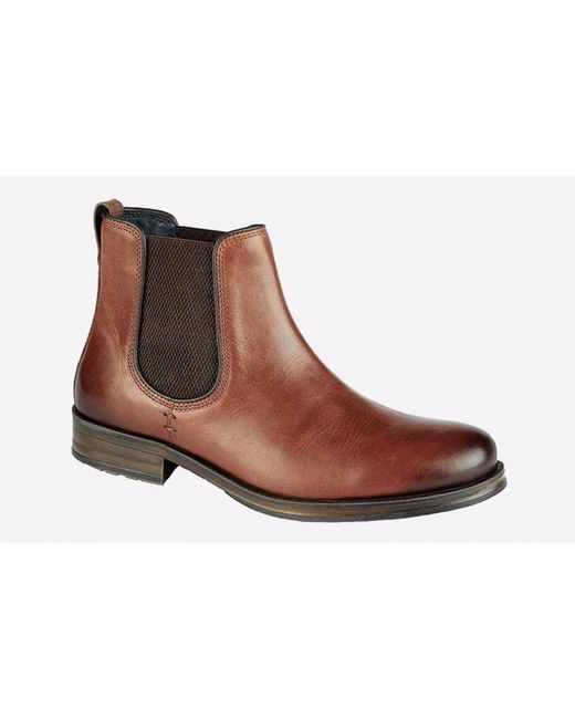 Roamers Brown Haven Ankle Boots for men