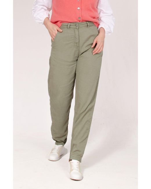 Secret Label Natural Tencel Taper Leg Trousers