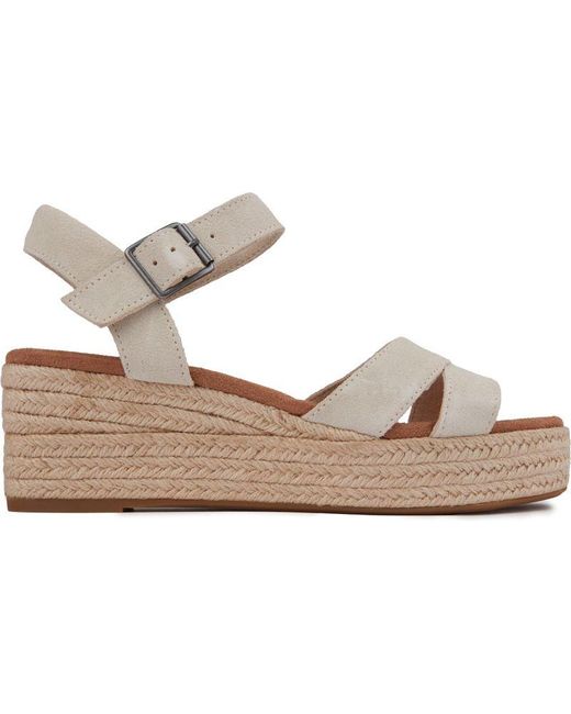 TOMS Natural Audrey Wedge Sandals
