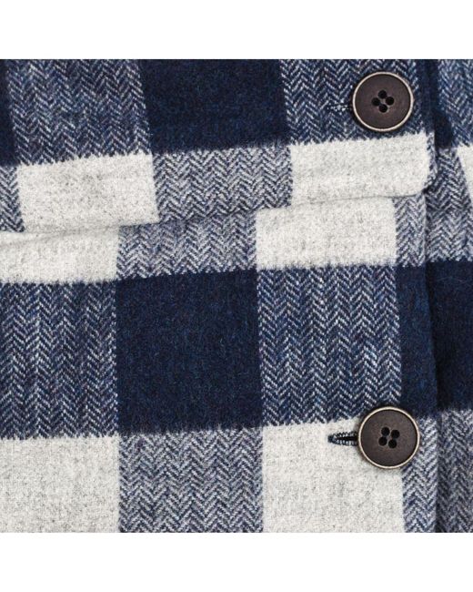 Buff Blue Fleece Lined Button Down Collar 101000