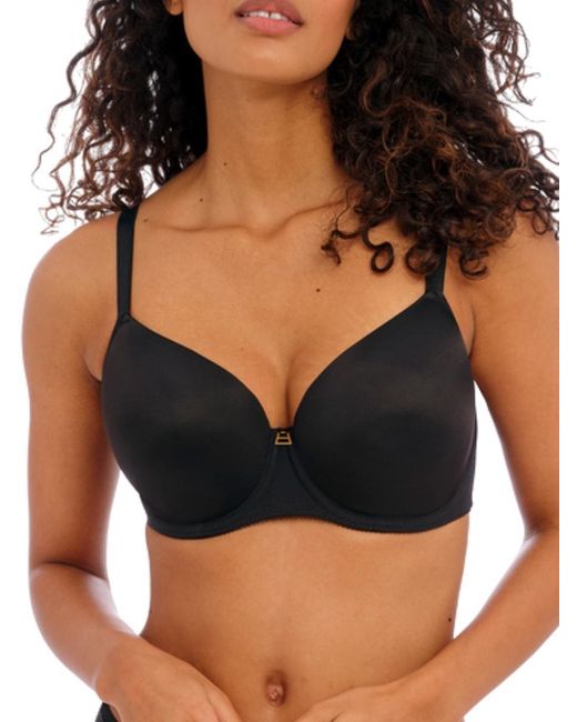 Freya Black Snapshot Demi Plunge Moulded Bra