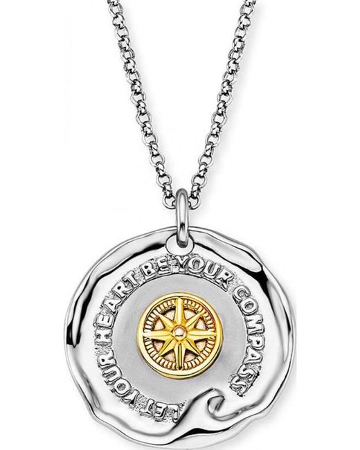 Engelsrufer Metallic Ern-Talisman-Wave-Bi Ladies Talisman Necklace