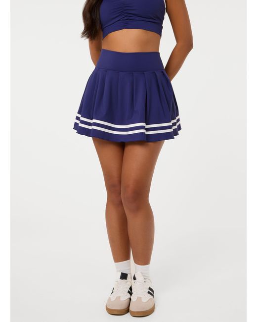 Pink Vanilla Green Contrast Trim Active Skirt