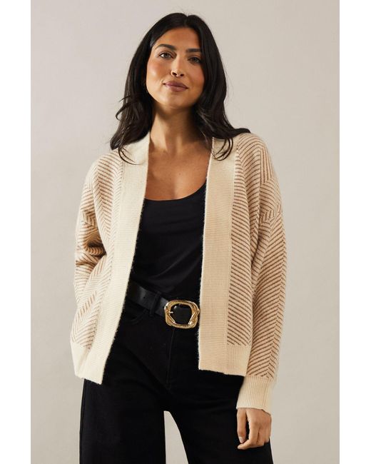 Wallis Black Stitch Edge To Cardigan