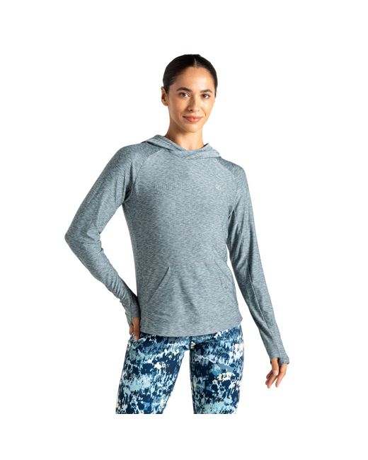 Dare 2b Blue Ladies Sprint City Lightweight Hoodie (Element Marl)