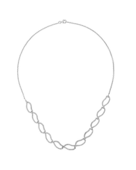 Orphelia Metallic 925 Sterling Necklace