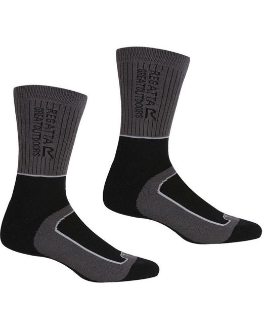 Regatta Black Lady Samaris 2 Seasons Walking Socks