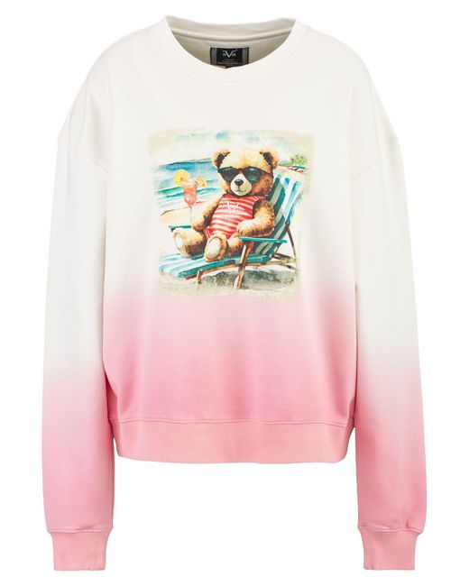 19V69 Italia by Versace Pink Sweatshirts Sinja Dip