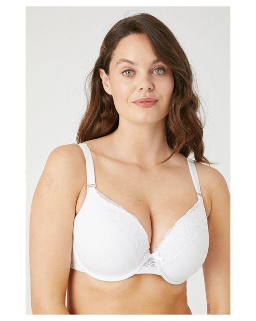 Gorgeous White Dd+ Back Smoothing T-Shirt Bra