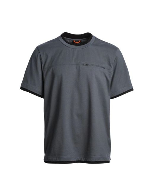 Parajumpers Black Clove Gargoyle T-Shirt Cotton for men
