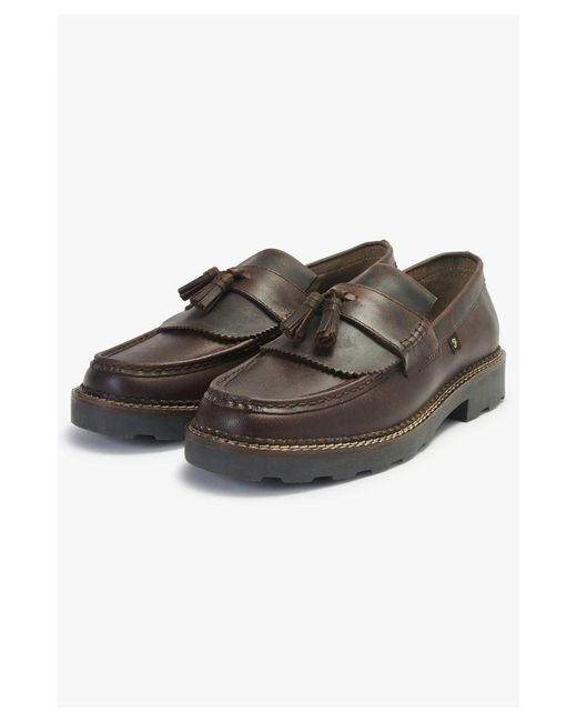 Farah Brown 'Morfield' Leather Loafer for men
