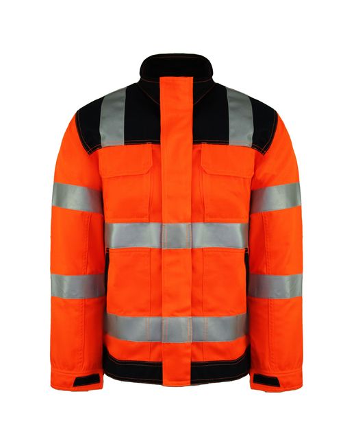 Dickies Orange High Visibiliy Work Wear Jacket for men
