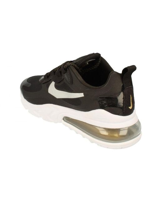 Nike Black Air Max 270 React Trainers
