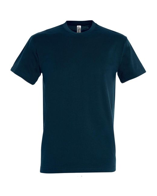 Sol's Blue Imperial Heavyweight Short Sleeve T-Shirt (Petroleum) for men