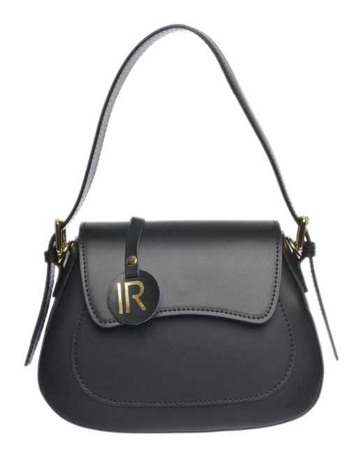 Isabella Rhea Black Rindsledertasche