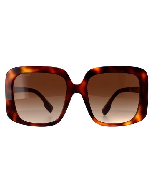 Burberry Brown Square Light Havana Gradient Be4363
