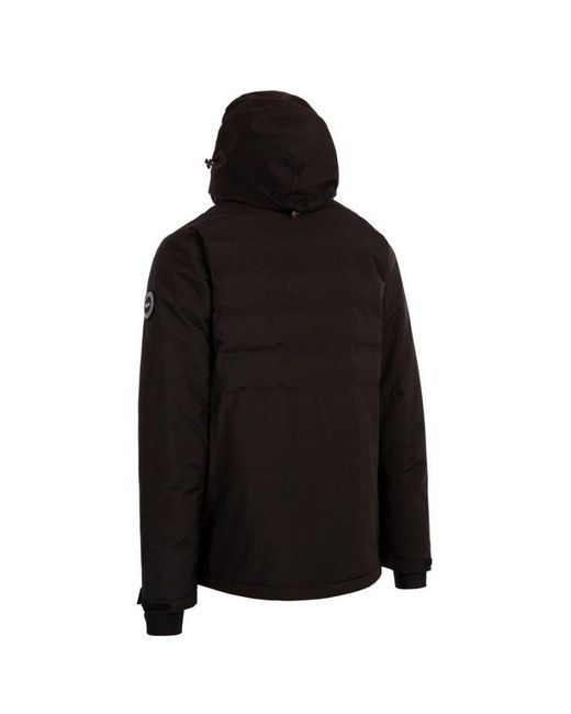 Trespass Black Randolph Ski Jacket for men