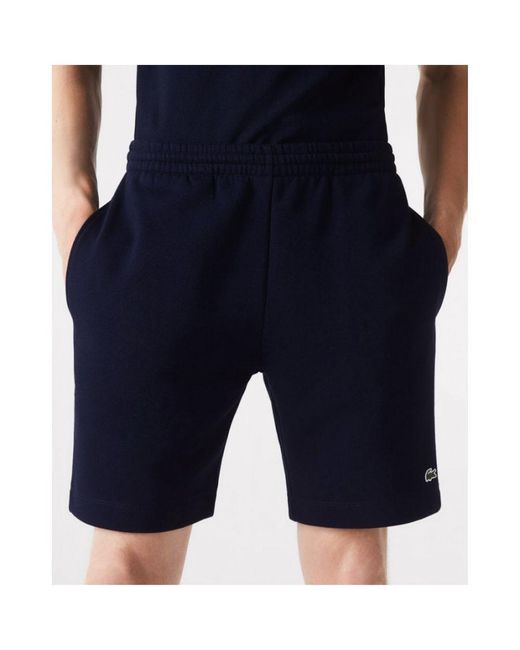 Lacoste Blue Fleece Shorts for men